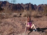 Squirting With A Dildo In The Desert  freckledRED