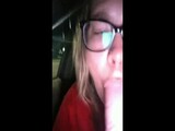 Late Night Car Dildo Deepthroat