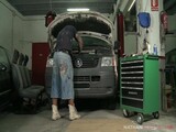 Ass Repair Workshop Ep.1 - Milf Ginger Hell gets sodomized in workshop