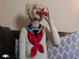 Toga Himiko Cosplay Japanese Candy Eating Haul n Blunt Smoking GFE