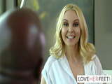 Aaliyah Love Interracial Footjob Interview With New Boss