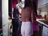 Latin American LESBIANS, cooking channel STRIPTEASE - PUSSY LICKING -