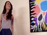 Home Alone Teen Girl Gorgeus Masturbation With a Pink Prick