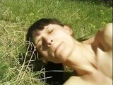 SKINNY GIRL FUCKS IN THE GRASS