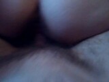 Juicy ass and fat pussy bouncing on her boyfriends dick!