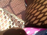 Hairy ebony public upskirt vlog