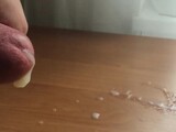 massive cumshot after long masturbate...