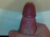 Jacking off Big Cock in Sink Cum Shot