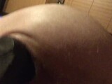 huge dildo stuck in ass