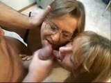 Lucky plumber fuck mother &amp; daughter