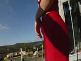 Curvy Delivery Girl