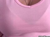 BBW granny gives her big tits and plump pussy