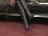 German Mistress in Leather JOI