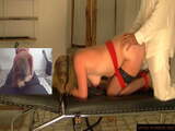 Bound Spanking Torture Session with the Little Sunshine MILF