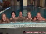 Velvet Swingers Club private gangbang party with couples 