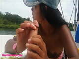 little asian spinner heather deep gives outdoor deepthroat