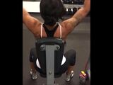 fit ebony milf works out and shows off her body