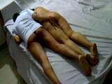 My Indian wife Shree laying nude with her friend