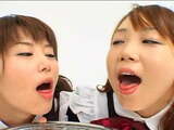 Chihiro Hasegawa &amp; Mayura Hoshitzuki swapping cum