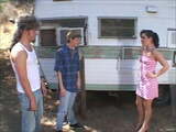 Hot trailer girl Ashley gets tight holes fucked by rednecks