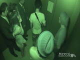 Stuck in Elevator Maika and Aoi Miyama - More at caribbeanco