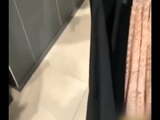 Sofabeautiful fuck herself in the changing room with a dildo